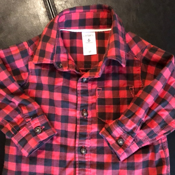 Buffalo Plaid Button Up Shirt - Picture 3 of 4